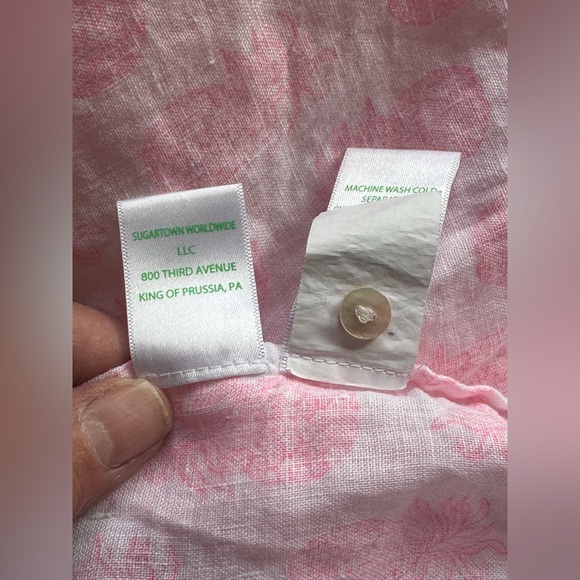 NWT Lilly Pulitzer Sea View Slice of Sunshine Button Down - Picture 13 of 13